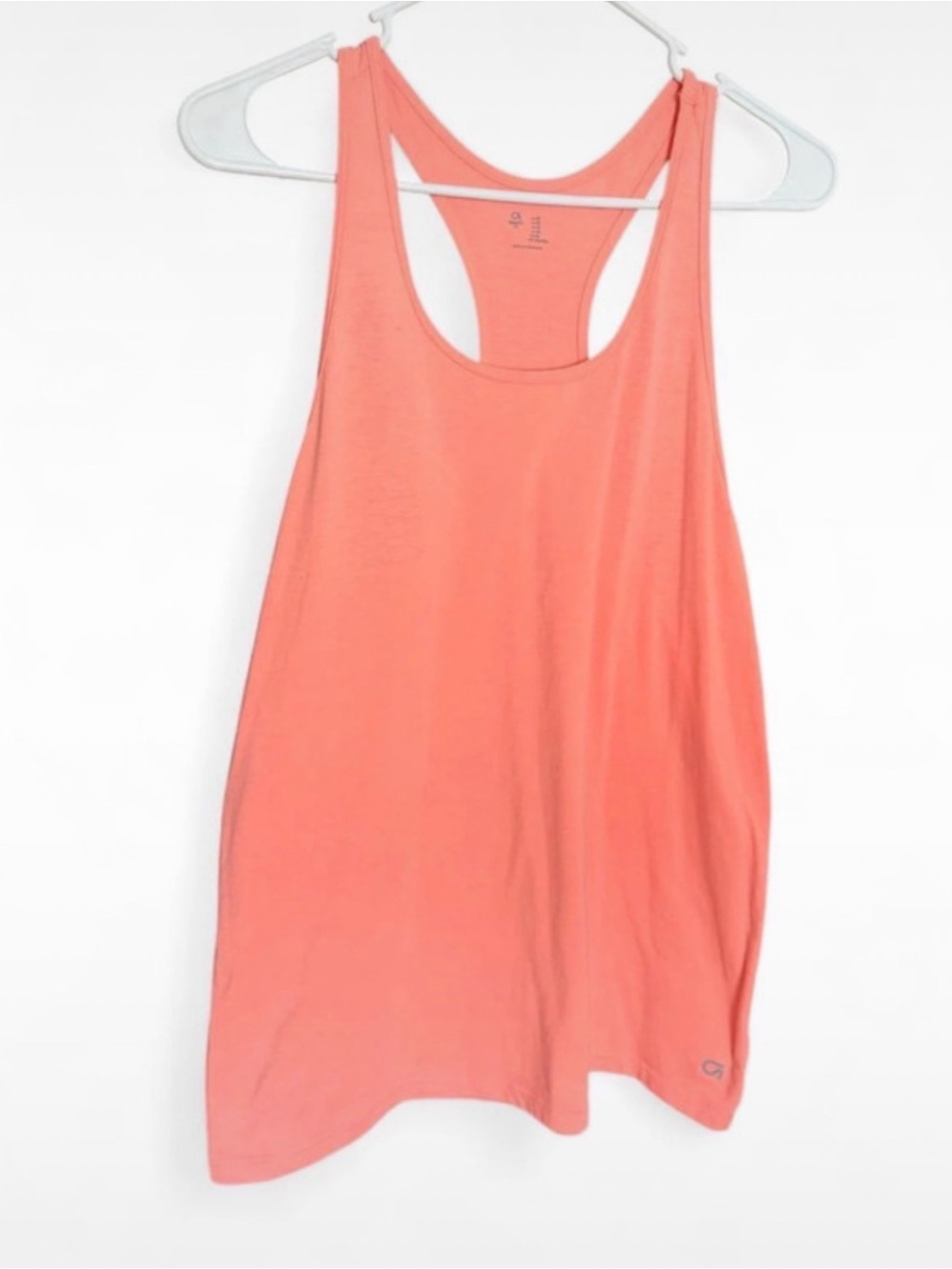 Gap fit women’s size medium racerback tank top athletic wear coral pink